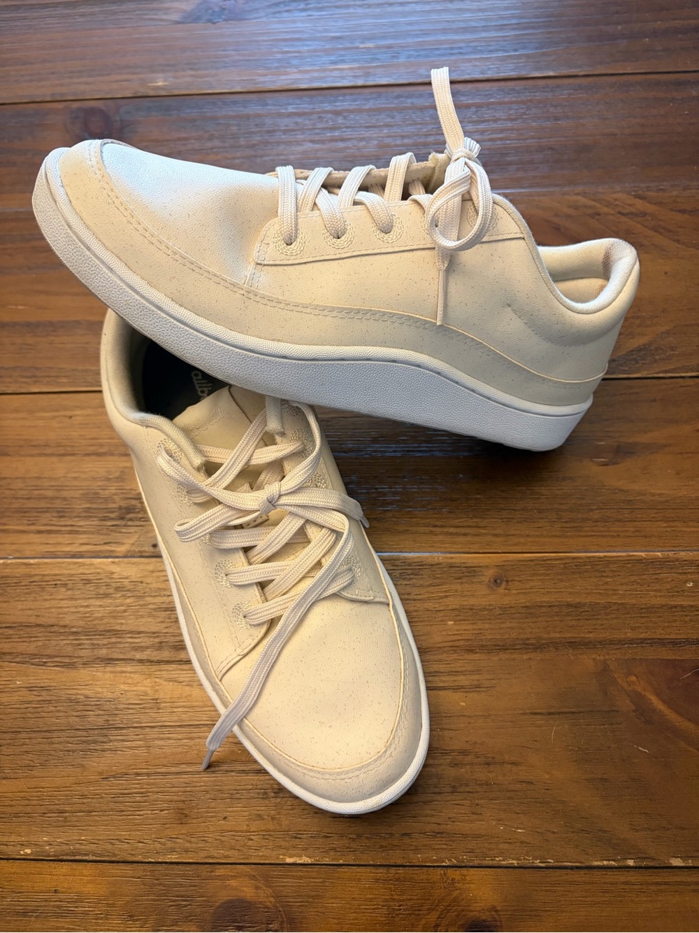 Allbirds Plant Pacer Women's 9 Natural White Platform Sneakers